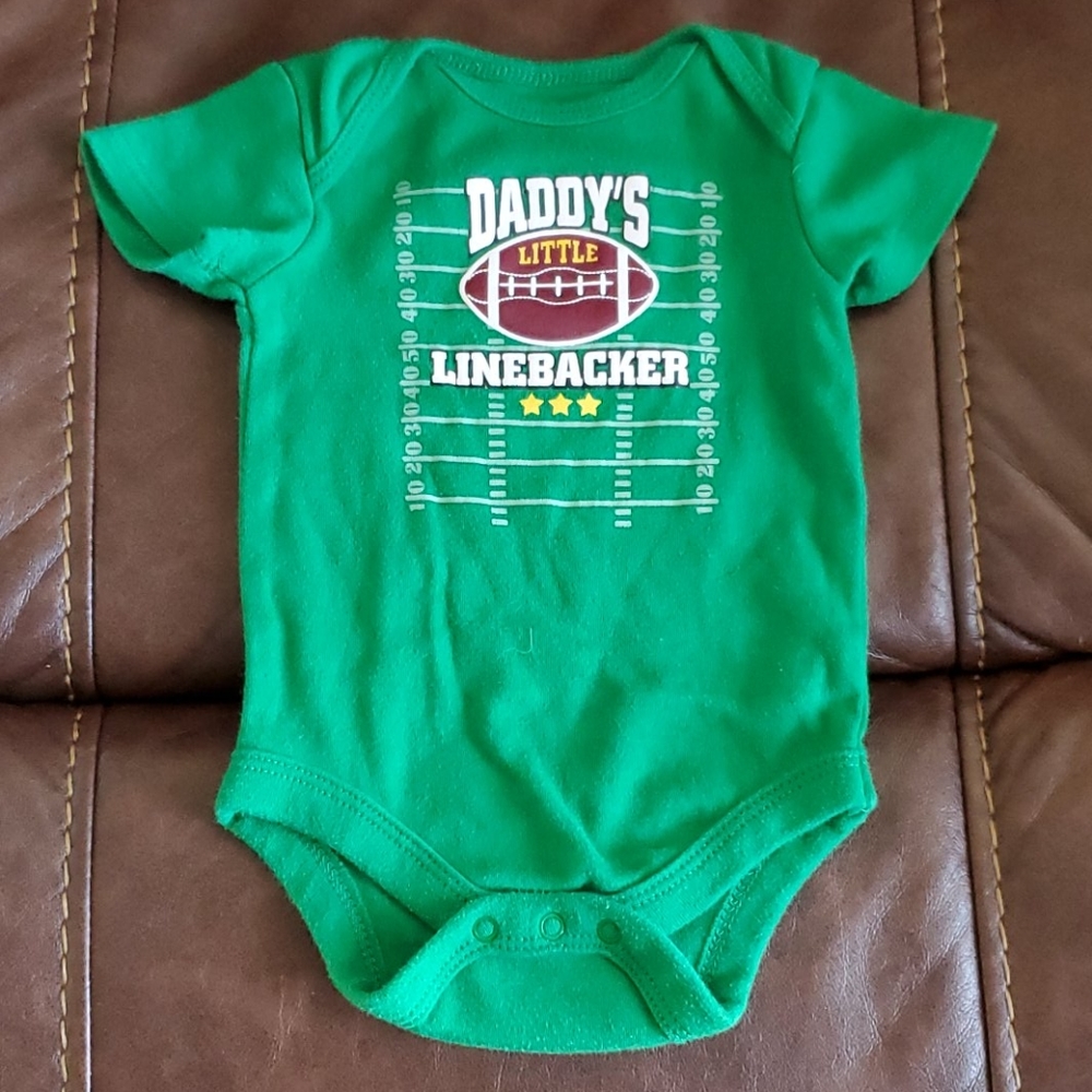 Green football onesie